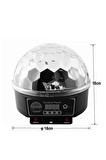 Quenlite QX-61 RGBW DMX512 Sahne Küre Led Işık Sistemi 6x1W Disko Işığı
