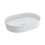 Bocchi Slim Line Oval Lavabo 55x38 cm Mat Beyaz