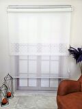 BBB Çift Mekanizmalı Lazer Kesim Tül ve Stor Perde MLT1045