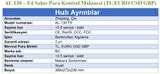 Bill Counter AL-130 F4 SahtePara Kontrol Makinesi  TL, USD, EURO, GBP