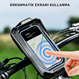 Nukrotech M30 Kapalı Telefon Tutucu Gidon ve Ayna Bağlanıtılı