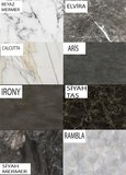 Ortadan Açılabilir Mdf  Yemek Masası, Mutfak Masası ( 80x130 CM ) Ceviz