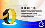 Cosmostech Akıllı Saat Watch için Uyumlu 42MM 44MM 45MM 49MM 1/2/3/4/5/6/se/7/8/ultra Magnetli Kordon ve Kayışı Açık Mavi(Siyah)