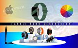 Cosmostech Akıllı Saat Watch için Uyumlu 42MM 44MM 45MM 49MM 1/2/3/4/5/6/se/7/8/ultra Magnetli Kordon ve Kayışı Açık Mavi(Siyah)