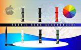 Cosmostech Akıllı Saat Watch için Uyumlu 42MM 44MM 45MM 49MM 1/2/3/4/5/6/se/7/8/ultra Silikon Kordon ve Kayışı Dalgalı Şerit Tasarım Yeşil