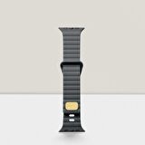Apple Watch Uyumlu 42MM 44MM 45MM 49MM 1/2/3/4/5/6/se/7/8/ultra Akıllı Saat Silikon Kordon ve Kayışı Dalgalı Şerit Tasarım Açık Gri