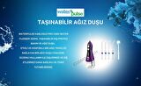 Waterpulse Kablosuz Pro V580 Water Flosser 320ml Taşınabilir Diş/Protez Bakım Ve Ağız Duşu Mor