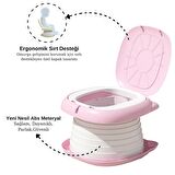 MooieBaby's Cat Potty Katlanabilir Çocuk Tuvaleti, Çok Fonksiyonlu Taşınabilir Alıştırma Lazımlığı, Carry Potty