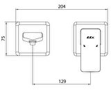 ECA Royal Ankastre Lavabo Bataryası Sıva Üstü Ve Sıva Altı Grubu Çift Rozet
