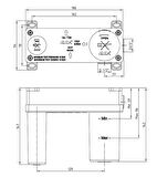 ECA Mina Ankastre Lavabo Bataryası Sıva Üstü Ve Sıva Altı Grubu Tek Rozet