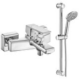 ECA Royal Banyo Bataryası + ECA Logica Sürgülü Duş Seti Üst Takımı