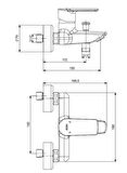 ECA Lia Banyo Bataryası + ECA Fırat Mafsallı Duş Seti Banyo Üst Takımı