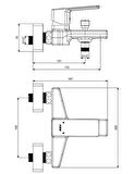 ECA Royal Banyo Bataryası + ECA Fırat Mafsallı Duş Seti Banyo Üst Takımı