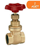 2 Adet ECA 1/2 Şiber Valf 601003001