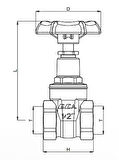 50 Adet ECA 1/2 Şiber Valf 601003001