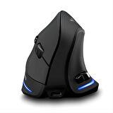 ShopyTech Zelotes F35 Dikey Kablosuz Mouse Ergonomik Şarjlı 2.4G 1000/1600/2400 DPI 6 Tuş
