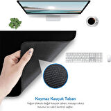 ShopyTech Excel Kısayol Mouse Pad 80×30 cm Büyük Boy Kaymaz Taban Su Geçirmez Dikişli Kenar Word/Excel/PPT Kısayol Rehberi