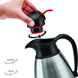 Karaca Gri Clark Inox Termos 2 L İçecek 2 L Çelik