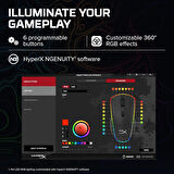 HyperX Pulsefire Surge HX-MC002B Kablolu Oyuncu Mouse Siyah