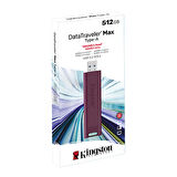 DTMAXA/512GB 512GB DataTraveler Max USB 3.2 Gen 2 Serisi Flash Sürücü 1000R/900W MB/s