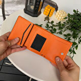 Modica® Laura - Teknolojik Vegan Deri RFID Korumalı Otomatik Pop-Up Mekanizmalı Modern İnce Tasarım 