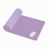 Modica Lindos - Vegan Deri Mat, Masa Pedi, Büyük Mouse Pad, Ofis için Mat, Su Geçirmez Mat