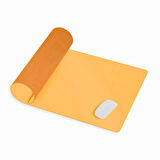 Modica Lindos - Vegan Deri Mat, Masa Pedi, Büyük Mouse Pad, Ofis için Mat, Su Geçirmez Mat