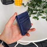 Modica Sazara – Hakiki Deri Süper İnce Minimalist Cüzdan, Modern Tasarım, Slim Kartlık
