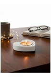 2 Adet Beyaz Suda Havuzda Yüzen Suya Batmayan Restoran Cafe Bar Ev İçin Kalp Şeklinde TeaLight Mumluk