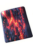 Magma Desenli Bilek Destekli Kaymaz Taban Bilgisayar Notebook Düz Mouse Pad - Bileklikli Mauspad