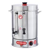 Işıkgaz Silverinox Metal Musluk 500 Bardak Çay Makinesi 50 L Çay Potu