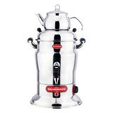 Işıkgaz Silverinox 7 Litre Tek Demlikli Çay Semaveri Otomatı Makinesi
