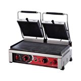Işıkgaz Silverinox Style Elektrikli Çift Kapak 20 Dilim Tost Makinesi