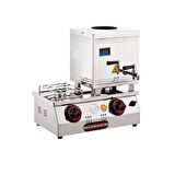 Işıkgaz Silverinox 15 Lik Doğalgazlı 10 Litre 1 Demlikli Çay Kazanı