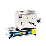 Mizan 40 Lık Doğalgazlı + Elektrikli 30 Litre 2 Demlikli Çay Kazanı Ocağı
