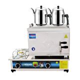 Mizan 25 Lik Doğalgazlı 20 Litre 2 Demlikli Çay Kazanı DEMLİK HEDİYELİ