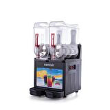 Samixir Twin Allure Çiftli 12+12 Lt Slush Buzlaş Karlamaç Makinesi