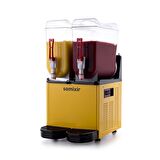 Samixir Twin Çiftli 12+12 Lt Slush Buzlaş Karlamaç Makinesi