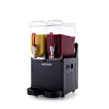 Samixir Twin Çiftli 12+12 Lt Slush Buzlaş Karlamaç Makinesi