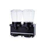 Samixir Panoramik Twin 22+22 Lt Fıskiyeli-Karıştırıcılı Soğuk İçecek Makinesi