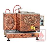 Meşale Antik Turbo Max Full Elektrikli 2 Demlikli Çay Kazanı