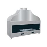 Meşale Inox 150 Cm Ocakbaşı Kapalı Izgara