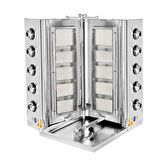 Karacasan Endüstriyel Lpg Tüplü 10 Radyanlı Döner Ocağı Makinesi