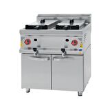 Karacasan Endüstriyel 900 Seri Dolaplı 22+22 Litre Lpg Tüplü Fritöz