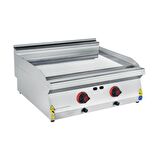 Karacasan Endüstriyel 80 cm 700 Seri Set Üstü Doğalgazlı Düz Pleyt Izgara