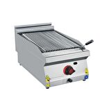 Karacasan Enüstriyel 40 cm 700 Seri Set Üstü LPG Tüplü Lavataş Balıksırtı Izgara