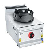 Karacasan Endüstriyel 900 Seri Set Üstü 40 cm Tek Gözlü Doğalgazlı Wok Ocak