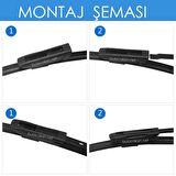 Sentinel Citroen C3 Picasso Muz Silecek Takımı (2011-2015)