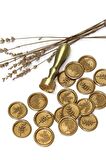 Mühürcüm Kişiye Özel Pirinç Sap ve Pirinç Kafa Mum Mühür Damgası 2.5 cm MHK100PS