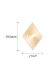 Mühürcüm Mühür Mumu Baklava 29.5x22 mm Baklava Boş Pirinç Kafa + Ahşap Sap R5799B1
